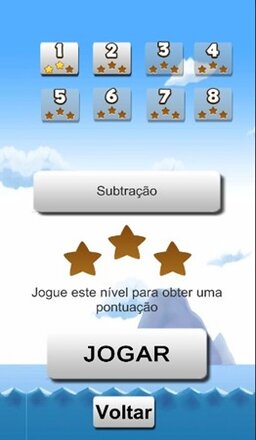 Menu de nível
